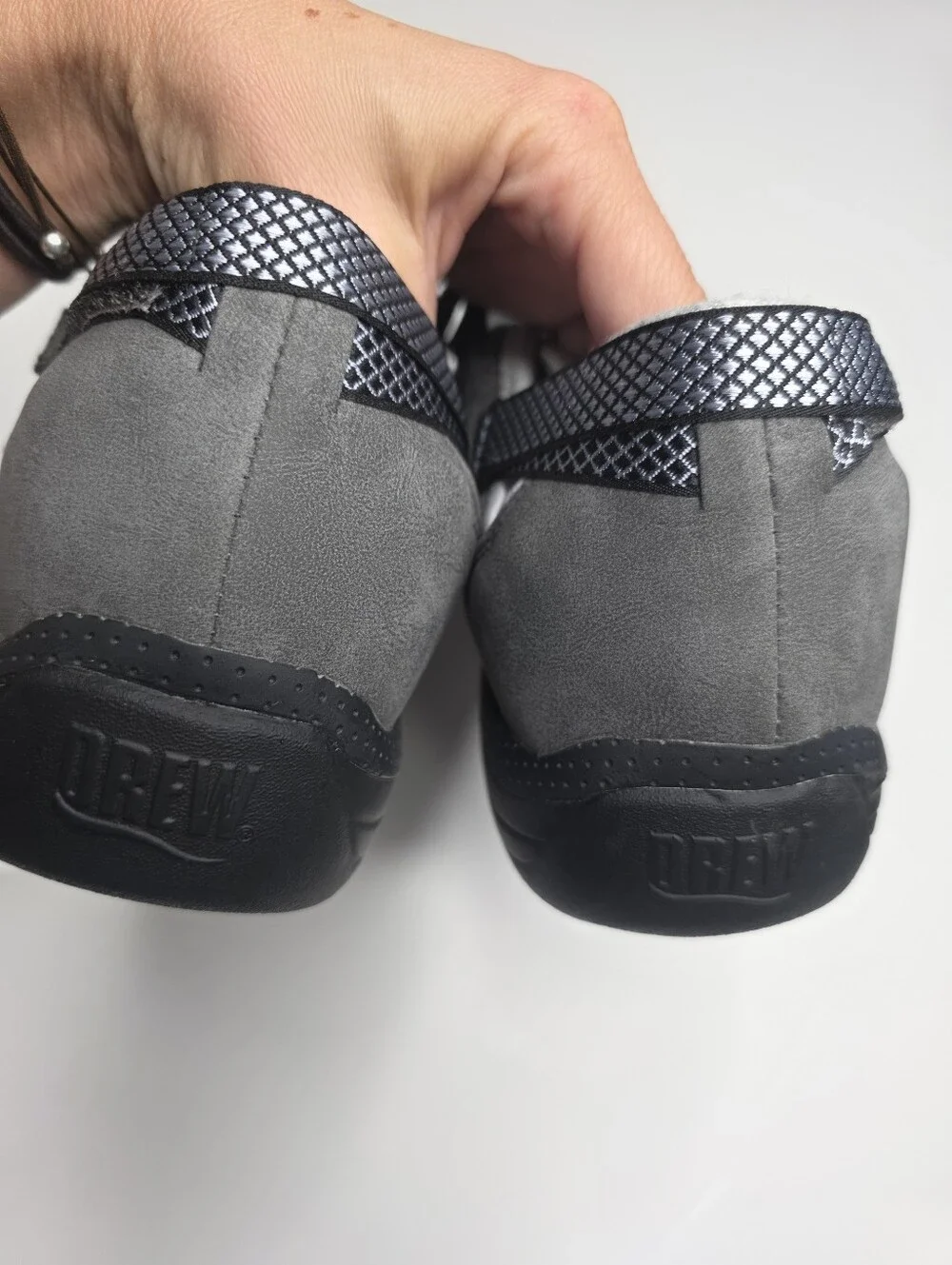 NWT Drew Buttercup Orthopedic Mary Jane Arch Support Shoes Gray Womens 10